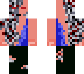 damaged human like robot