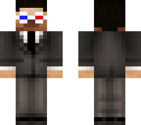 fancy steve w/ 3d glasses