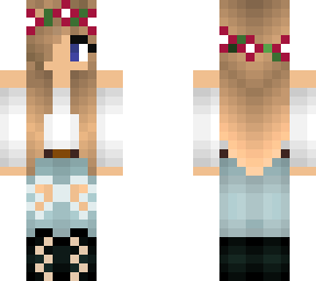 flower teen but with blue eyes yall