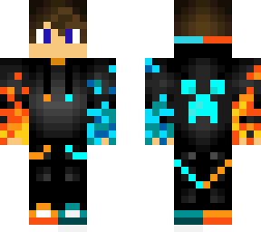 lava and ice obsidian hoodie
