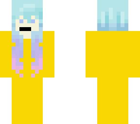 not-cute girl in yellow onesie..