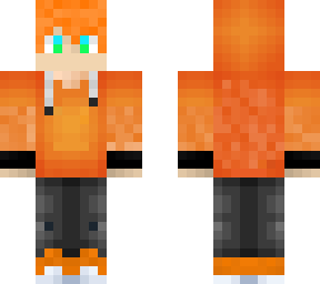 orange gamer boy