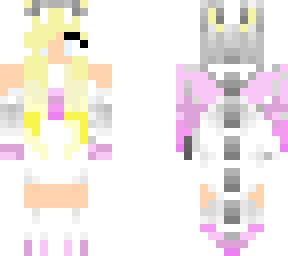 pink hybrid dragon girl