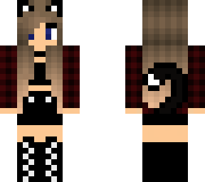 plaid kitty kat