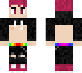 rainbow cropped hoodie boy