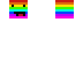 rainbow head