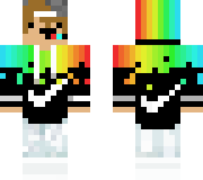 rainbow nike boi