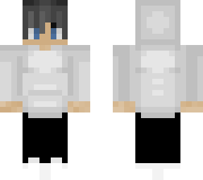 white hoodie boy