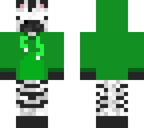 zebra w/ hoodie