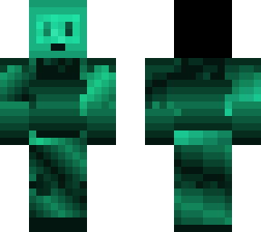 aqua green man (without mask)