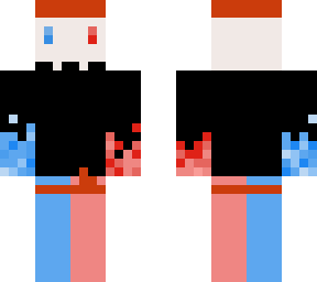 dead corrode man with ice and fire