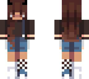 devil girl in overalls  {edited}