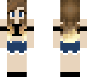 ombre hair and black tube top