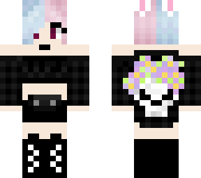 pastel goth bunny