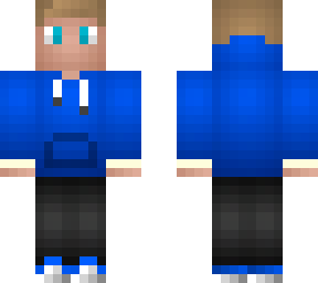 realistic character with hoodie and t-shirt
