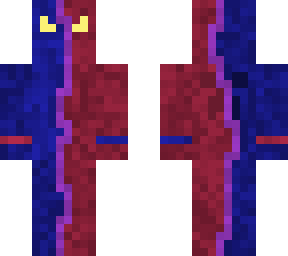 red and blue