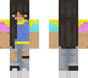 short sleeve color girl