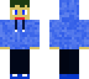 the funny blue man