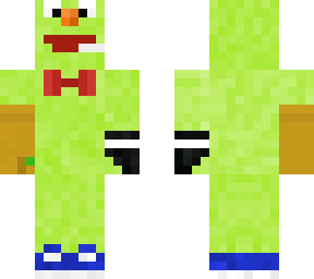 (looks better in 3d) gangster green muppet