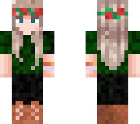 blond rose girl