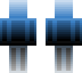 blue dark fade glow skin