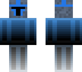 blue dark knight fade glow skin