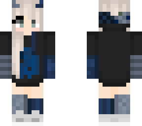 blue e-girl uwu