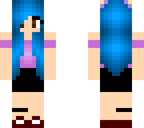 blue hair oc #1
