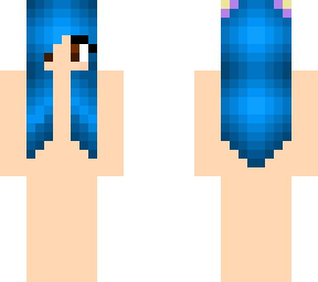 blue hair oc