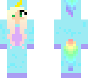 blue unicorn onesie