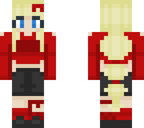 ce- red, blonde and blue