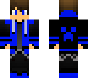 Dark Blue Boy | Minecraft Skins
