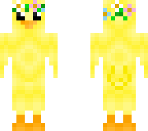 girl easter chick