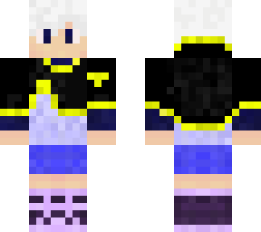 killua with black bulls robe