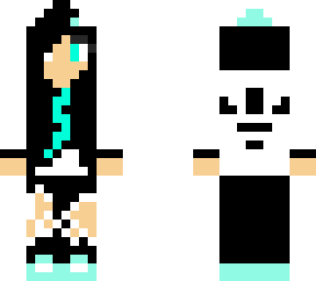 lightning adidas half herobrine girl