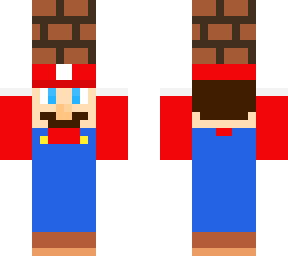 mario holding a block