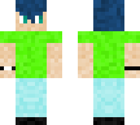 max in green and blue