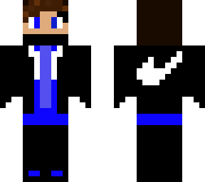 nike black and blue guy