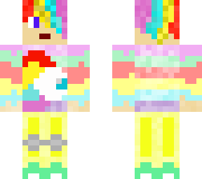 rainbow skin