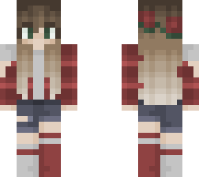 red plaid