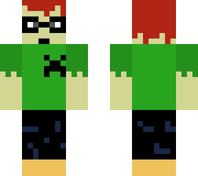 the nerdy red-head