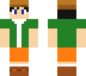 yuki with hat and green jacket