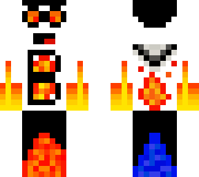 blaze fire skin
