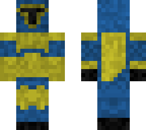 blue and gold mandolorian