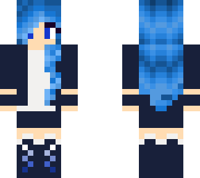 blue girl