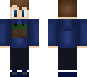 blue hoodie simple