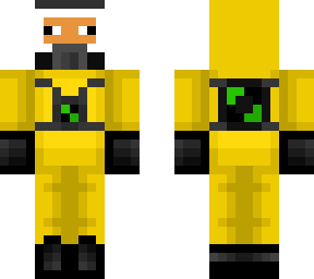 hazmat suit with a sheep