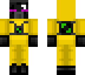 hazmat suit with enderman