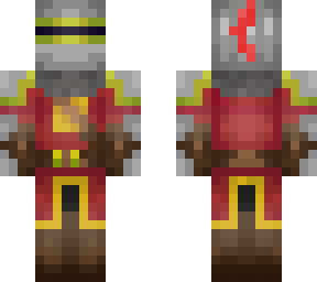 medieval knight (red)