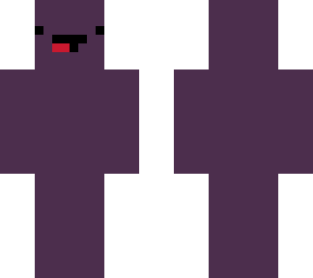 purple under face noob